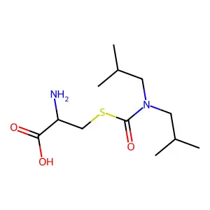 S-(Diisobutylcarbamoyl)cysteine structure