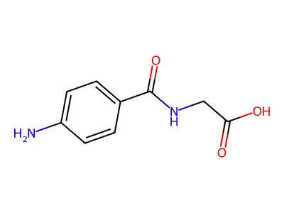 4-Aminohippuric acid structure