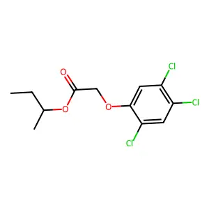 butan-2-yl 2-(2,4,5-trichlorophenoxy)acetate structure