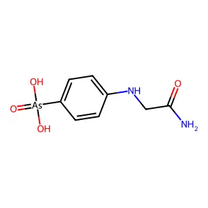 4-Arsonophenylglycinamide structure