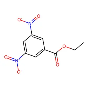 Ethyl 3,5-dinitrobenzoate structure