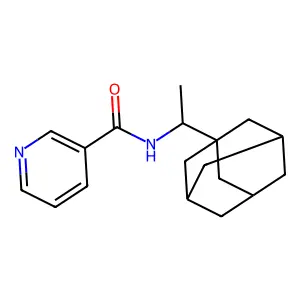 N-(1-(1-Adamantyl)ethyl)nicotinamide structure