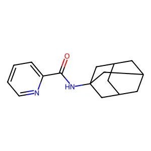 Picolinamide, N-(1-adamantyl)- structure