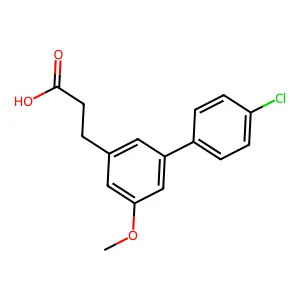Compound C16H15ClO3 structure