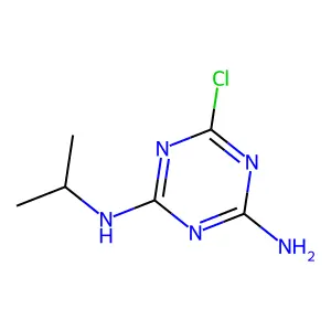 Deethylatrazine structure