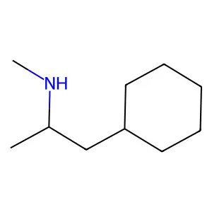 (2S)-1-cyclohexyl-N-methylpropan-2-amine structure