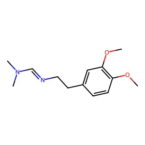 N'-(3,4-Dimethoxyphenethyl)-N,N-dimethylformamidine structure