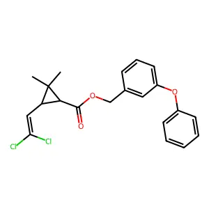 CIS-PERMETHRIN structure