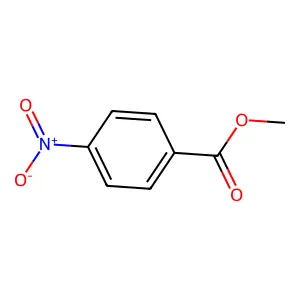 Methyl 4-nitrobenzoate structure