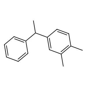 1,2-dimethyl-4-(1-phenylethyl)benzene structure