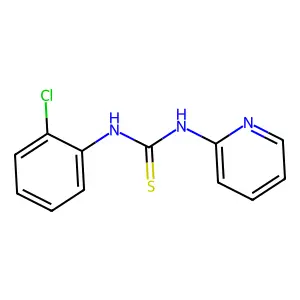 1-(2-chlorophenyl)-3-pyridin-2-ylthiourea structure