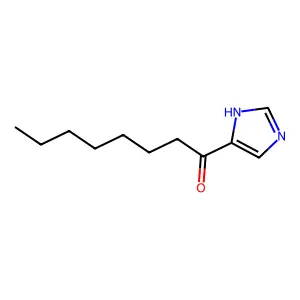 1-(1H-imidazol-5-yl)octan-1-one structure