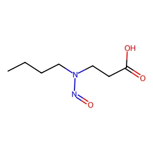 beta-ALANINE, N-BUTYL-N-NITROSO- structure