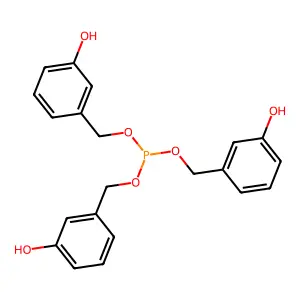 Tri-m-cresol phosphite structure