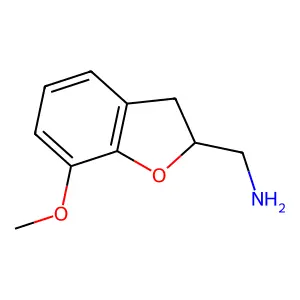 (7-methoxy-2,3-dihydrobenzofuran-2-yl)methanamine structure
