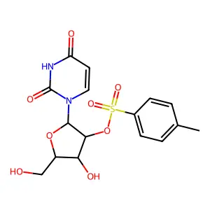 URIDINE, 2'-P-TOLUENESULFONATE structure