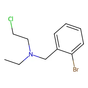 N-(2-Chloroethyl)-N-ethyl-2-bromobenzylamine structure