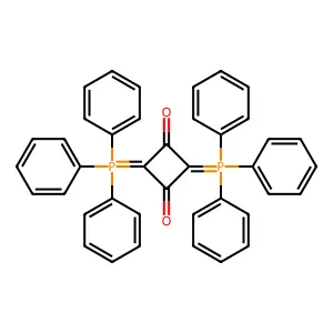 1,3-Cyclobutanedione, 2,4-bis(triphenylphosphoranylidene)- structure