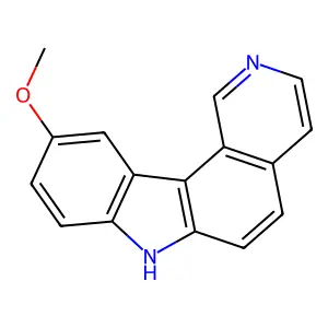 10-Meo-7H-pyridocarbazole structure