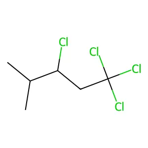 1,1,1,3-Tetrachloro-4-methylpentane structure