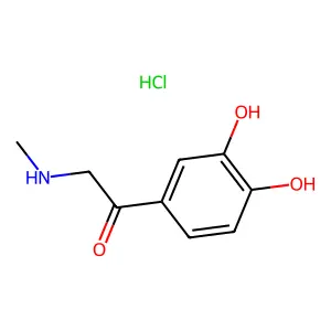 Adrenalone hydrochloride structure