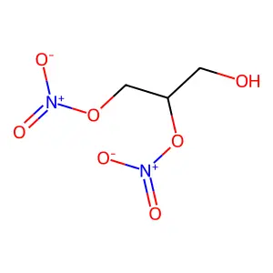 1,2-Dinitroglycerin structure