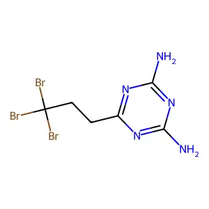 Compound C6H8Br3N5 structure