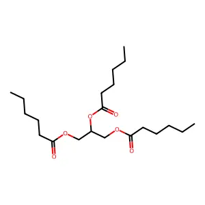 Trihexanoin structure