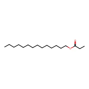 Tetradecyl propionate structure