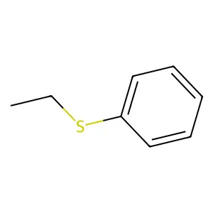 Ethyl phenyl sulfide structure