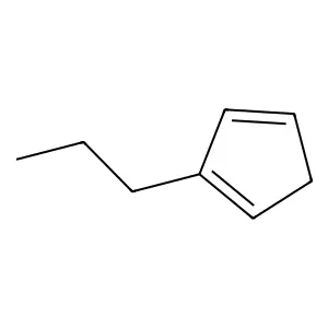 1,3-Cyclopentadiene, 2-propyl- structure