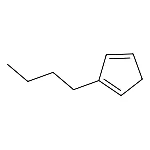 1,3-Cyclopentadiene, 2-butyl structure