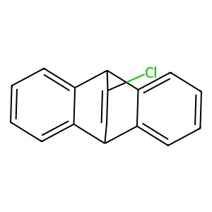11-chloro-9,10-dihydro-9,10-ethenoanthracene structure