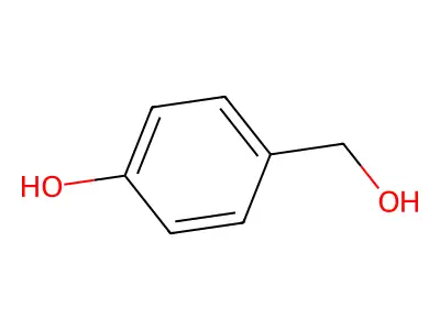 4-hydroxybenzyl alcohol structure