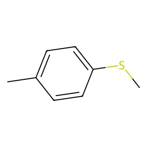 Methyl p-tolyl sulfide structure