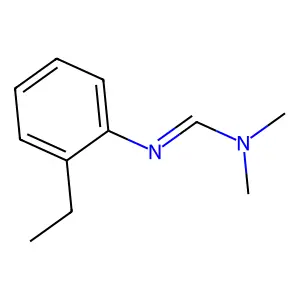 N'-(o-Ethylphenyl)-N,N-dimethylformamidine structure