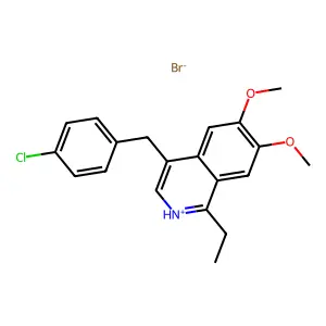 Compound C20H21BrClNO2 structure