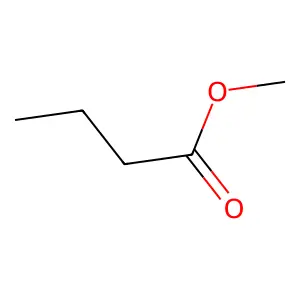 Methyl butyrate structure