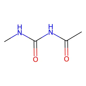 N-Methyl-N'-acetylurea structure