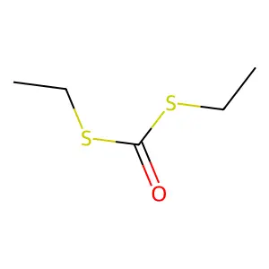 bis(ethylsulfanyl)methanone structure