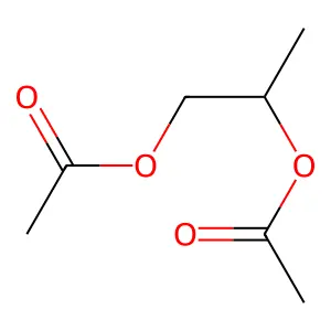 Propylene glycol diacetate structure