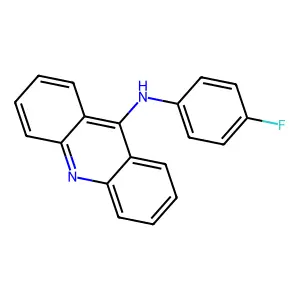 ACRIDINE, 9-(p-FLUOROANILINO)- structure