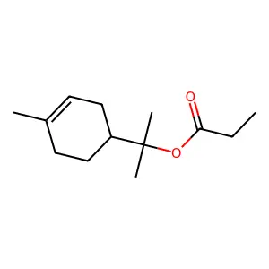 Terpinyl propionate structure