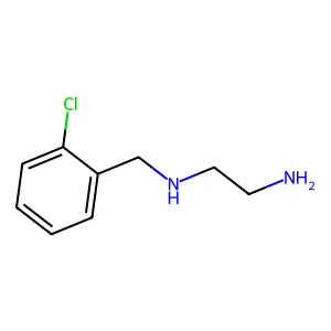 N'-[(2-chlorophenyl)methyl]ethane-1,2-diamine structure