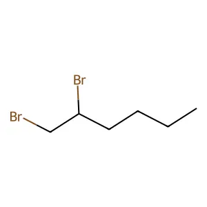 1,2-Dibromohexane structure