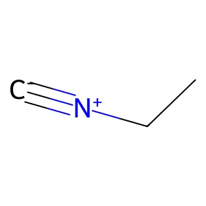 Isocyanoethane structure