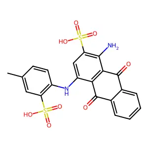 Compound C21H16N2O8S2 structure
