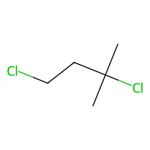 1,3-Dichloro-3-methylbutane structure