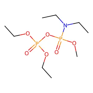 [diethylamino(methoxy)phosphoryl] diethyl phosphate structure