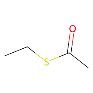 S-Ethyl ethanethioate structure